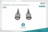 Digitus Kabel połączeniowy USB 3.0 60W/5Gbps Typ USB C/USB C M/M 0,5m Czarny