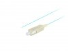 Lanberg Pigtail MM SC/UPC OM3 Easy Strip 50/125 2M aqua