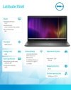 Dell Notebook Latitude 3540 Win11Pro i5-1335U/8GB/256GB SSD/15.6 FHD/Intel Iris Xe/FgrPr/FHD/IR Cam/Mic/WLAN + BT/Backlit Kb/3 C