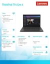 Lenovo Ultrabook ThinkPad T14 G4 21K3001BPB W11Pro 7540U/16GB/512GB/INT/14.0 WUXGA/Thunder Black/3YRS Premier Support + CO2 Offs