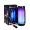 WEKOME Bezprzewodowy głośnik Bluetooth V5.0 LED Czarny