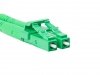 Lanberg Patchcord światłowodowy sm lc/apc-lc/upc duplex 3.0mm lszh g657a1 0.5m żółty