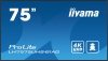 IIYAMA Monitor 75 cali LH7575UHS-B1AG, 24/7,IPS,ANDROID.11,4K,500cd/m2,WiFi,3xHDMI,DP,Daisy/Chain,2xUSB,2x10W,RJ45,iiSignage2,Fa