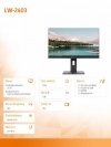 AG NEOVO Monitor 23.8 cala LH-2403 IPS HDMI DP GŁOŚNIK VGA 100Hz