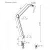 Maclean Uchwyt mikrofonu 3/8' i 5/8' NanoRS, RS421 1kg max