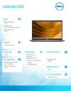 Dell Notebook Latitude 5350/Ultra 5 135U/16GB/512GB SSD Gen4/13.3 FHD Touch/Integrated/FgrPr&SmtCd/FHD/IR Cam/Mic/LTE 4G + BT/Ba