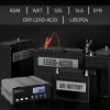 Qoltec Inteligentna mikroprocesorowa ładowarka 12V | 12.6V | 24V |Prostownik z funkcją naprawy do akumulatora AGM GEL LiFePO4 | 