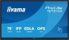 IIYAMA Monitor 75 cali TE7513A-B1AG INFRARED,40pkt,IPS,4K,7H,450cd/m2,      WiFi,USB, ANDROID 14, Google EDLA,2x20W, UCHWYT CIEN