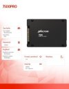 Micron Dysk SSD 7500PRO 7680GB NVMe U.3 15mm Single Pack