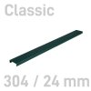 Grzbiety kanałowe MetalBind- O.CHANNEL Classic Zielony - 304/24 mm - 10 sztuk