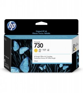 HP 730 130-ml Yellow DesignJet Ink Cartridge (P2V64A)