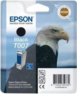 Tusz (Ink) T007 black do Epson Stylus Photo 870/890/915/1270/1290, wyd. do 540 str.