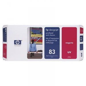 Głowica(Printhead) HP 83 magenta + Gniazdo czyszczące (Printhead cleaner) magenta system UV do DnJ 5000/5000ps/5500/5500ps C4962A