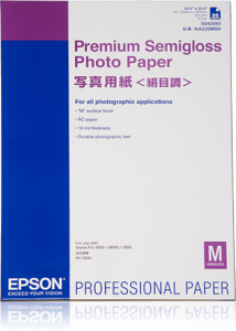 Epson Premium Semigloss Photo Paper 250g A2 - 25 arkuszy C13S042093