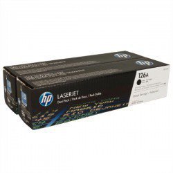 HP Toner nr 126AD CE310AD Black 2pack 2x1,2K