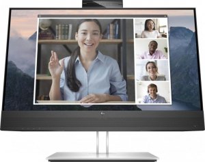 HP E24mv G4 60,5 cm (23.8) 1920 x 1080 px monitor Full HD Czarny, Srebrny