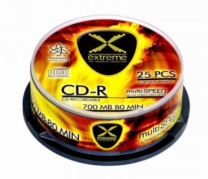 Extreme CD-R 700MB x52 - Cake Box 25