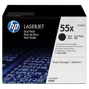 HP Inc. Toner 55X P3015 Czarny CE255XD 12.5k Dwupak