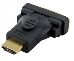 4world Adapter HDMI [M] > DVI-D [F] (24+1), Czarny