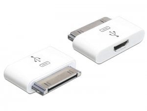 Delock Adapter iPhone/iPad 30Pin->Micro USB(F)
