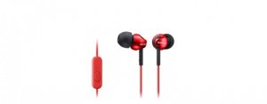 Sony Słuchawki handsfree, mikrofon MDR-EX110AP Red