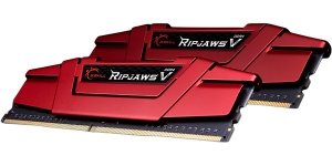 G.SKILL DDR4 8GB (2x4GB) RipjawsV 2666MHz CL15-15-15 XMP2 Red