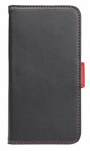 Holdit Etui walletcase iPhone 6/6S czarne/czerwone