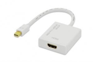 EDNET Kabel adapter DisplayPort 4K 30Hz UHD Typ miniDP/HDMI A M/Ż biały 0,2m