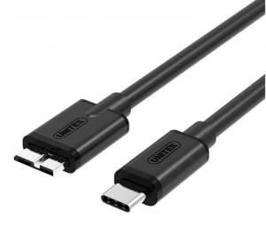 Unitek Kabel USB TYP-C do microUSB 3.0 1m Y-C475BK