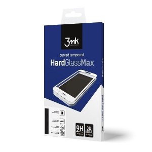 3MK HardGlass MAX iPhone 8 czarny szkło hartowane fullscreen 9h