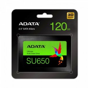 Adata Dysk SSD Ultimate SU650 120G 2.5 S3 3D TLC Retail