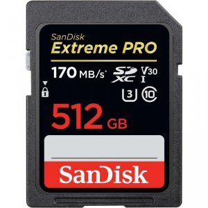 SanDisk Karta pamięci Extreme Pro SDXC 512GB 170/90 MB/s V30 UHS-I U3