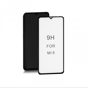Qoltec Hartowane szkło ochronne do Xiaomi Mi 9 | 6D | Czarne | pełne