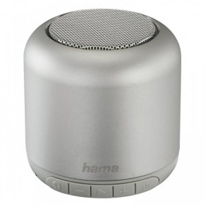 Hama Głośnik mobilny Bluetooth Steel drum srebrny