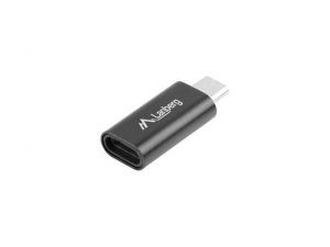 LANBERG Adapter MICRO USB(M)- LIGHTNING(F) czarny