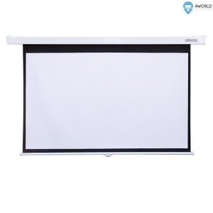 4world Ekran ścienny/sufitowy 160x120cm 80 cali (4:3, 16:9) biały matt