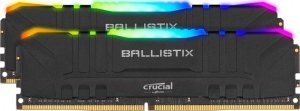 Crucial Pamięć DDR4 Ballistix RGB 64/3200 (2*32GB) CL16 BLACK