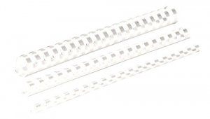 Fellowes Grzbiety plastikowe owalne 32mm biały, 50 sztuk