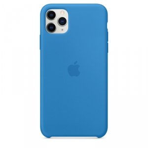 Apple Silikonowe etui do iPhone 11 Pro Max błękitna fala