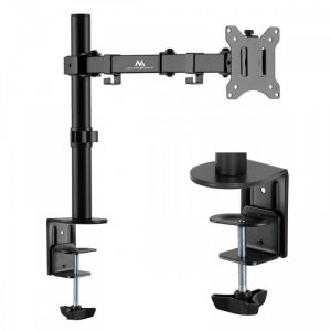 Maclean Uchwyt biurkowy do monitora LCD MC-883 17-32 cale 8kg vesa 75x75 oraz 100x100 Podwójne ramię