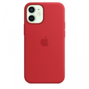 Apple Silikonowe etui z MagSafe do iPhonea 12 mini Czerwone