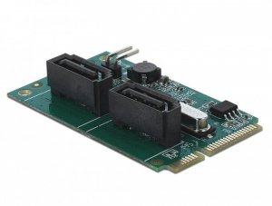 Delock Karta Mini PCIe 2x SATA 6Gb/s RAID