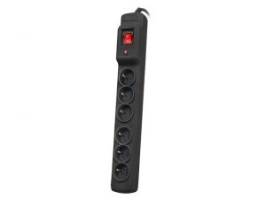 Armac Listwa zasilająca 3m multi 6M czarna M6/30/CZ