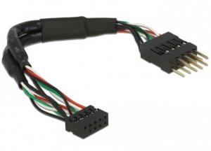 Delock Kabel USB PIN HEADER(M) 10 PIN- PIN HEADER (F) 2.0 12cm