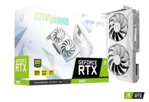 ZOTAC Karta graficzna GeForce RTX 3060 AMP White Edition 12GB GDDR6 192bit 3DP/HDMI