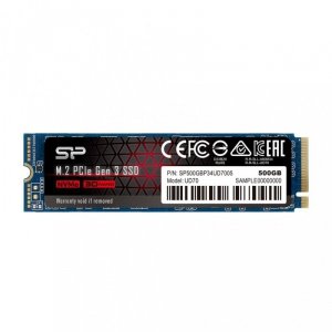Silicon Power Dysk SSD UD70 500GB PCIe M.2 2280 NVMe Gen 3x4 3400/3000 MB/s