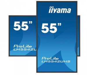 IIYAMA Monitor wielkoformatowy 54.6 cala LH5542UHS-B3 4K,18/7,SDM,IPS,LAN,PION,500cd/m2,OS8.0