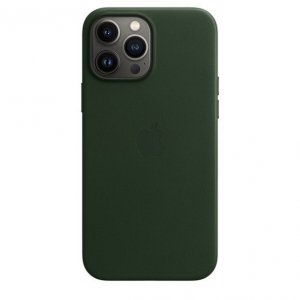 Apple Etui skórzane z MagSafe do iPhonea 13 Pro Max - zielona sekwoja