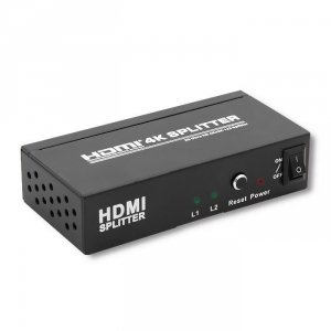 Qoltec Rozdzielacz aktywny Splitter HDMI v. 1.4 | 1x2