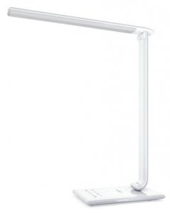 AUKEY LT-T10 White lampa biurkowa LED dotykowa | 12W | 3000-6500K | 7 poziomów ściemniania | 5 trybów świecenia